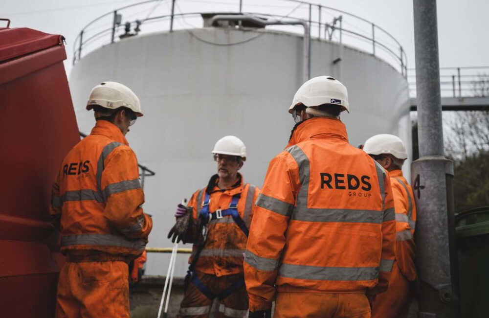 REDS teams having a toolbox talk