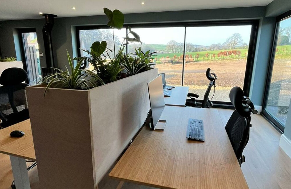 View of the new office inside