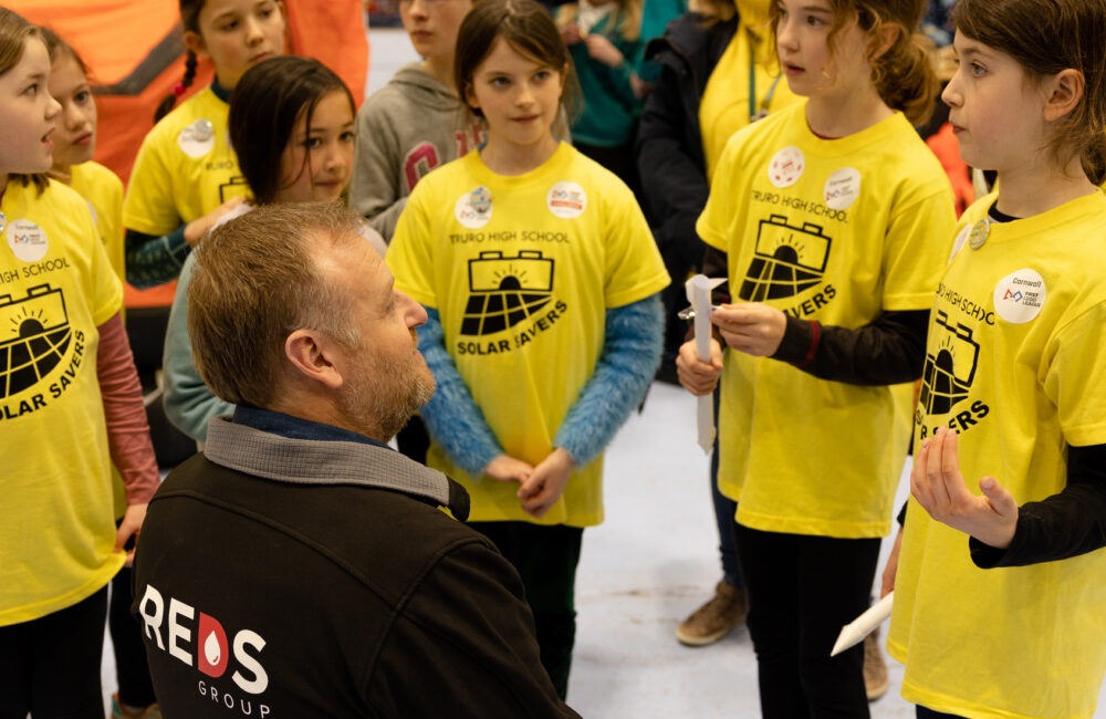 Lloyd Burnard engaging with school
