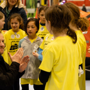 Lloyd Burnard engaging with school
