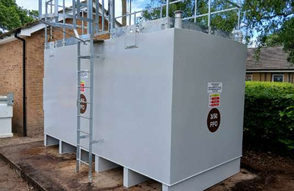 Tank 1 final install on MOD site