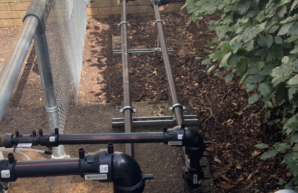 Finished pipework