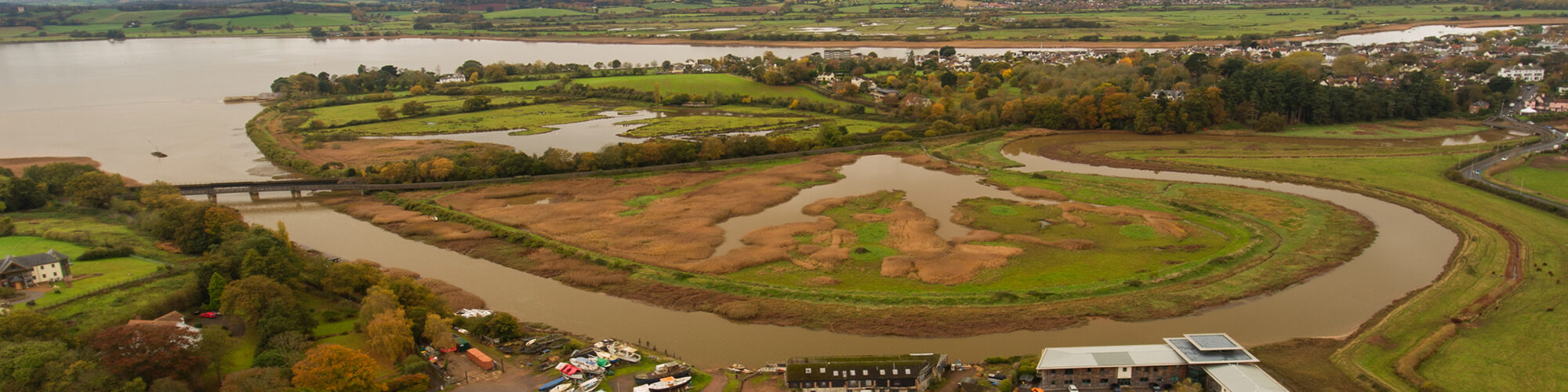 Aerial image of industrial site