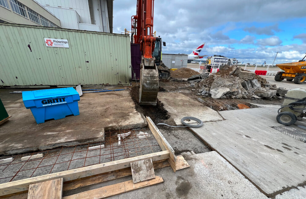 Decommissionig starts at Heathrow Airport