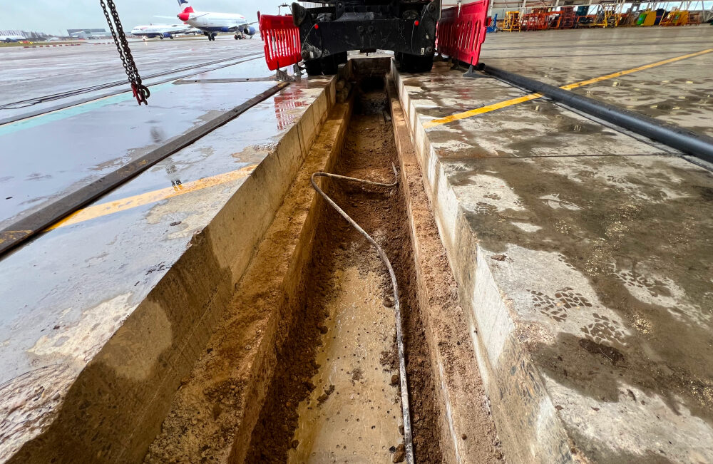 Excavation begins for nose pit install