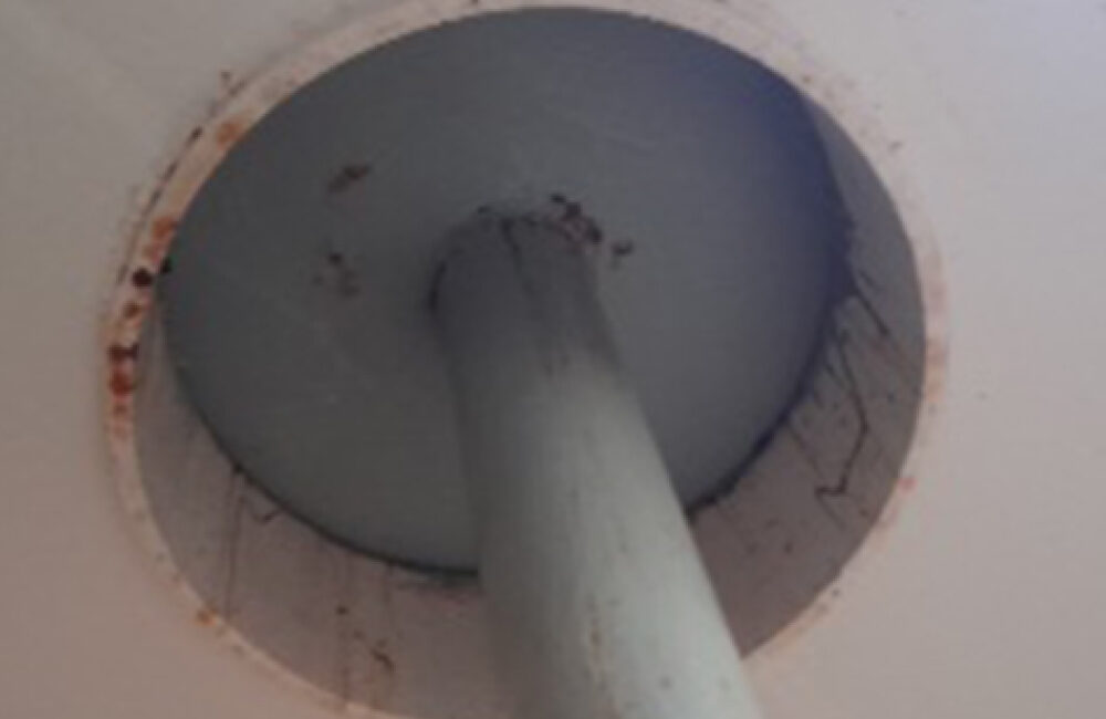 Tank before conducting repairs