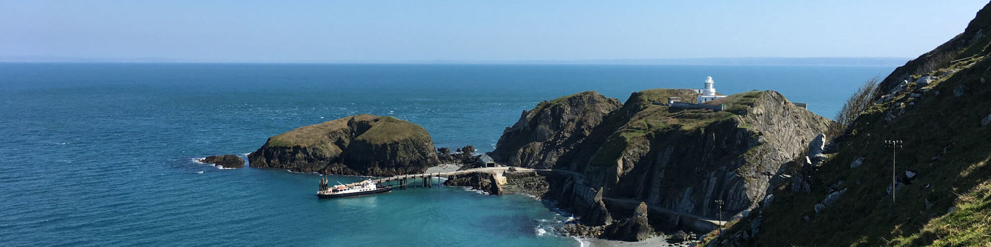 View on Lundy Island
